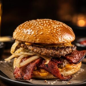 bacon smash burger (hausgemacht) (kopie)